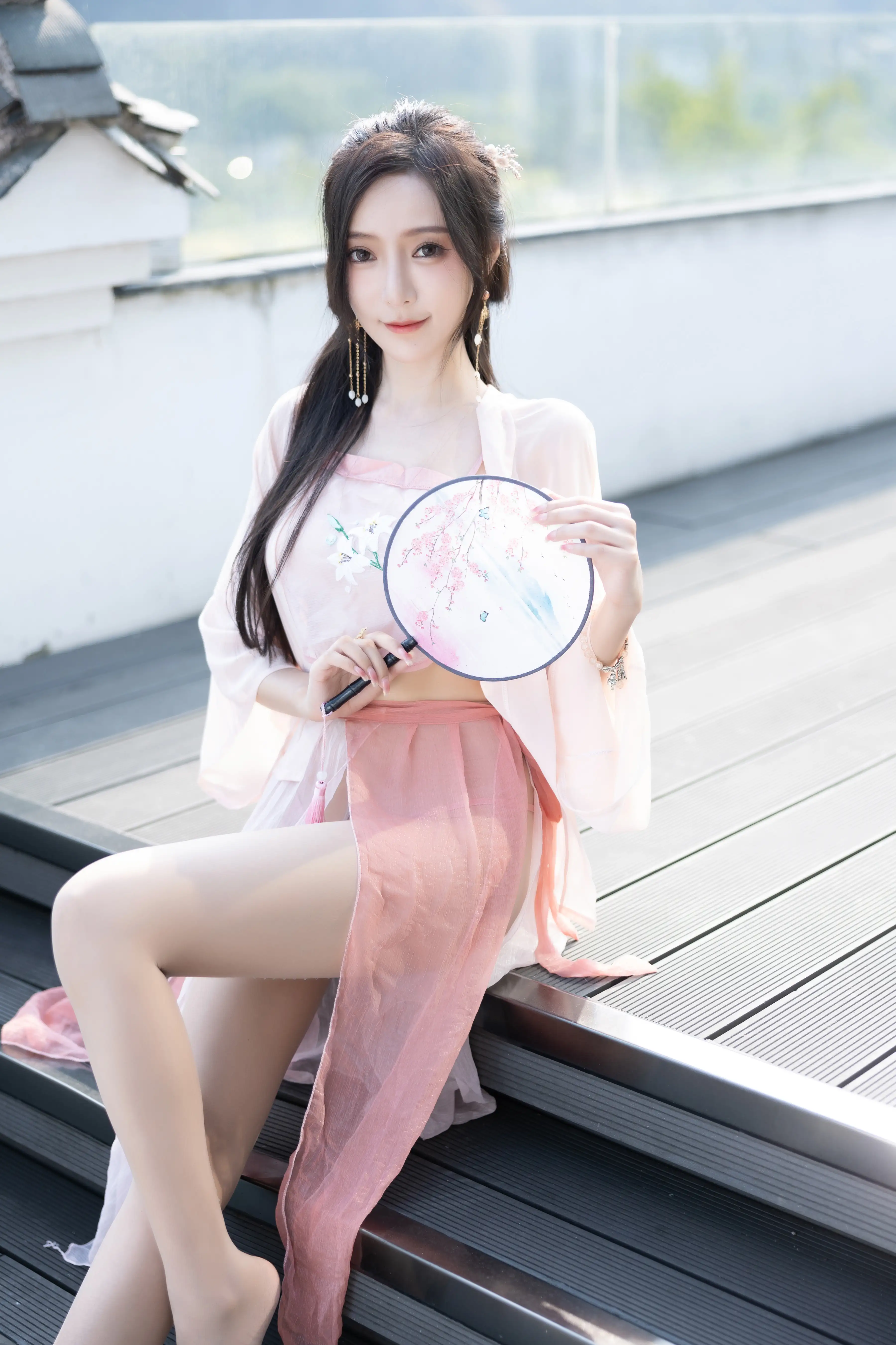 王馨瑶_NO.023_内购无水印_NO.6040_粉色古装情趣_ - M940.COM 内部私购-第1张